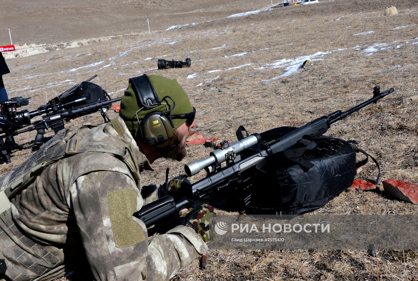 Военные учения в Чеченской Республике