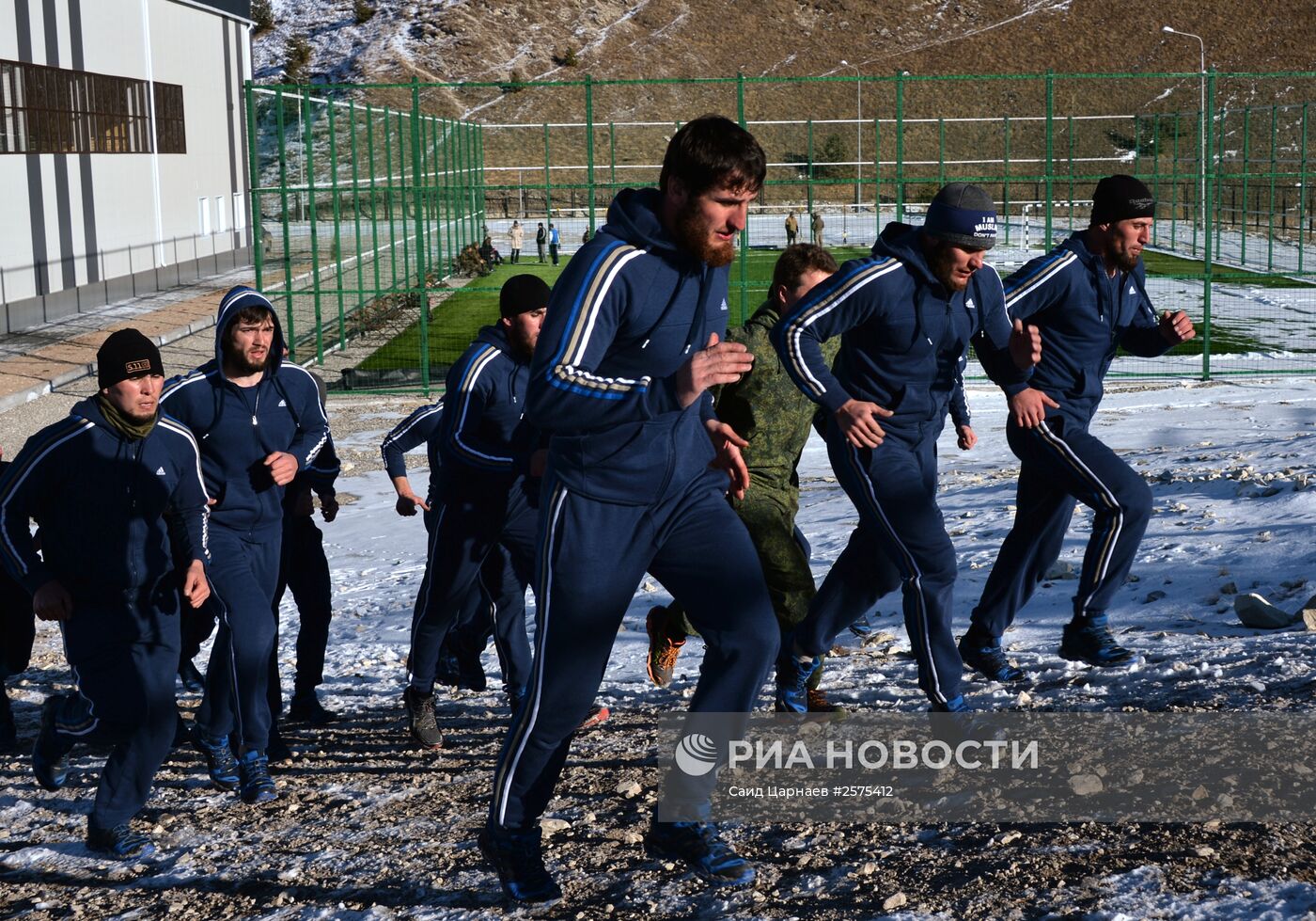 Военные учения в Чеченской Республике