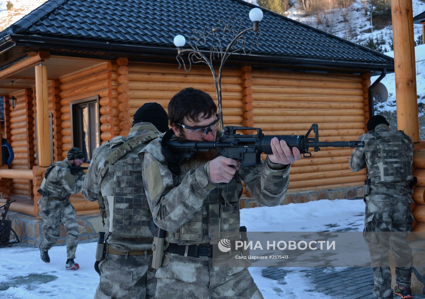 Военные учения в Чеченской Республике