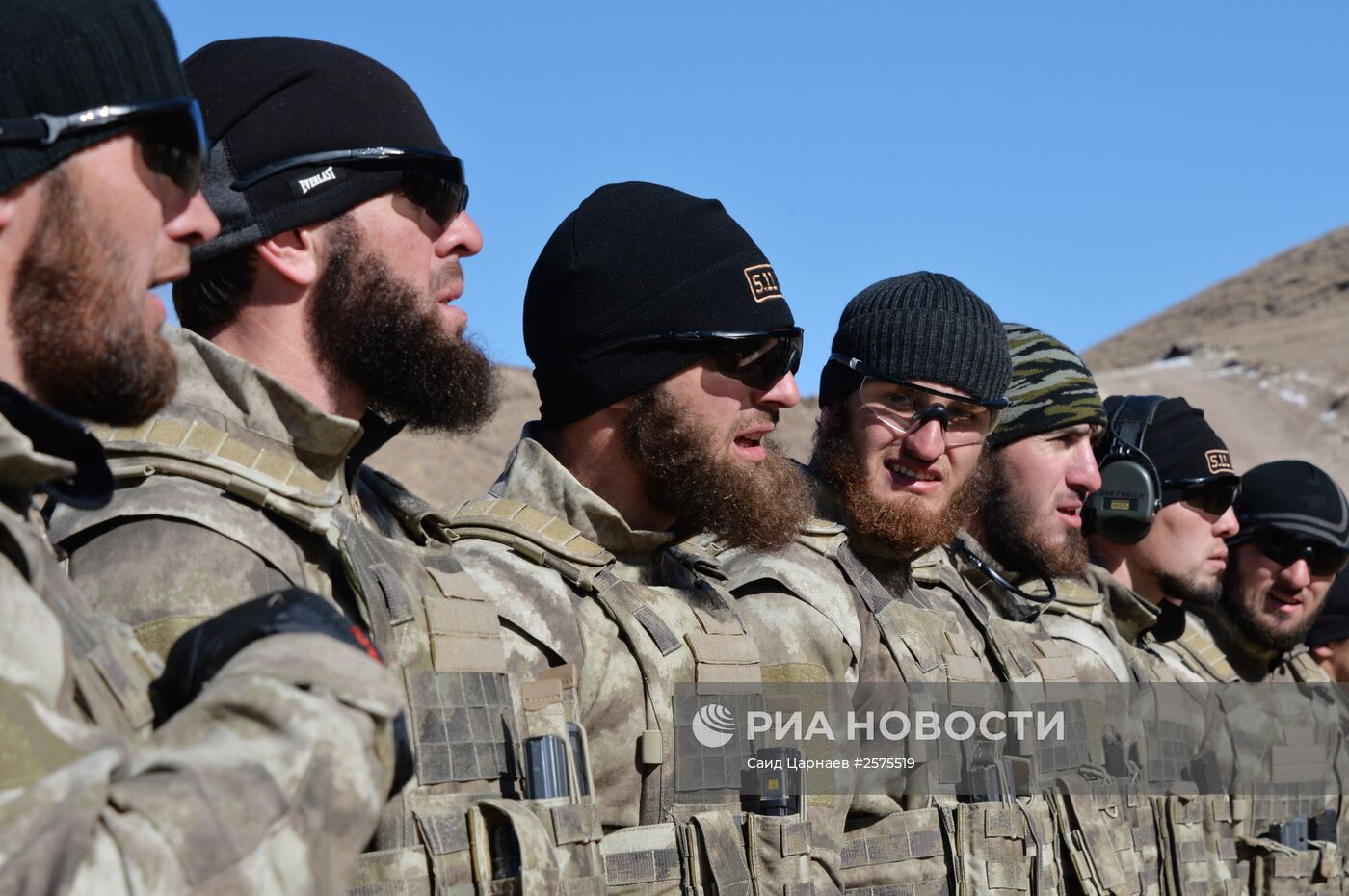 Военные учения в Чеченской Республике