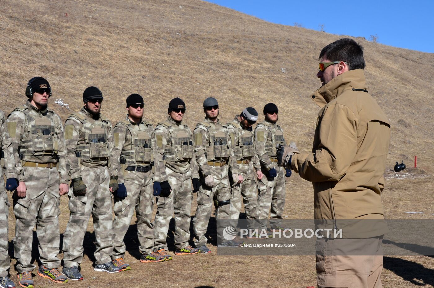 Военные учения в Чеченской Республике