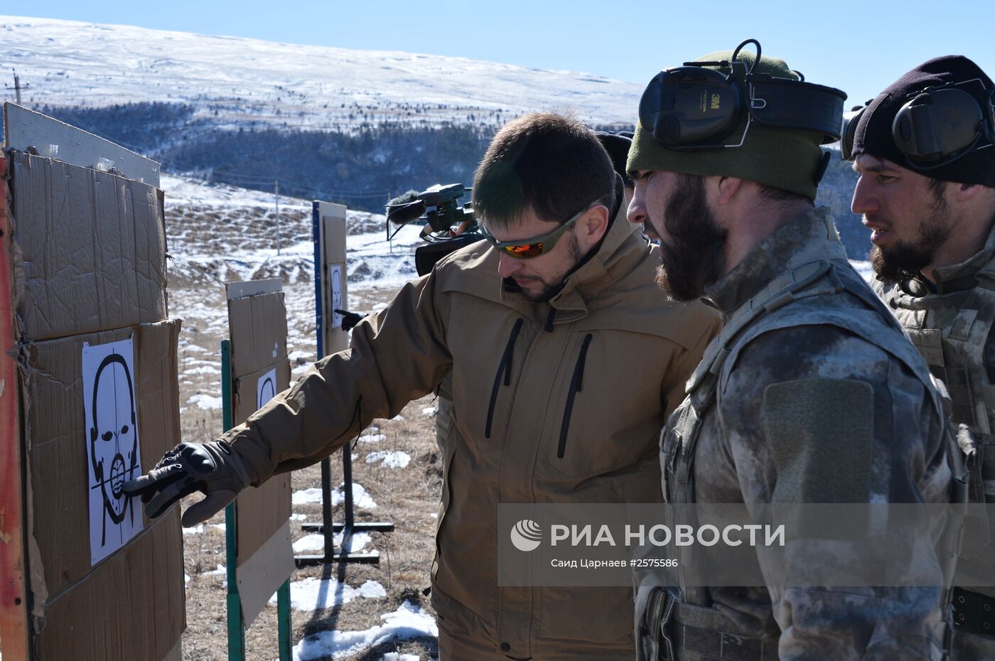 Военные учения в Чеченской Республике