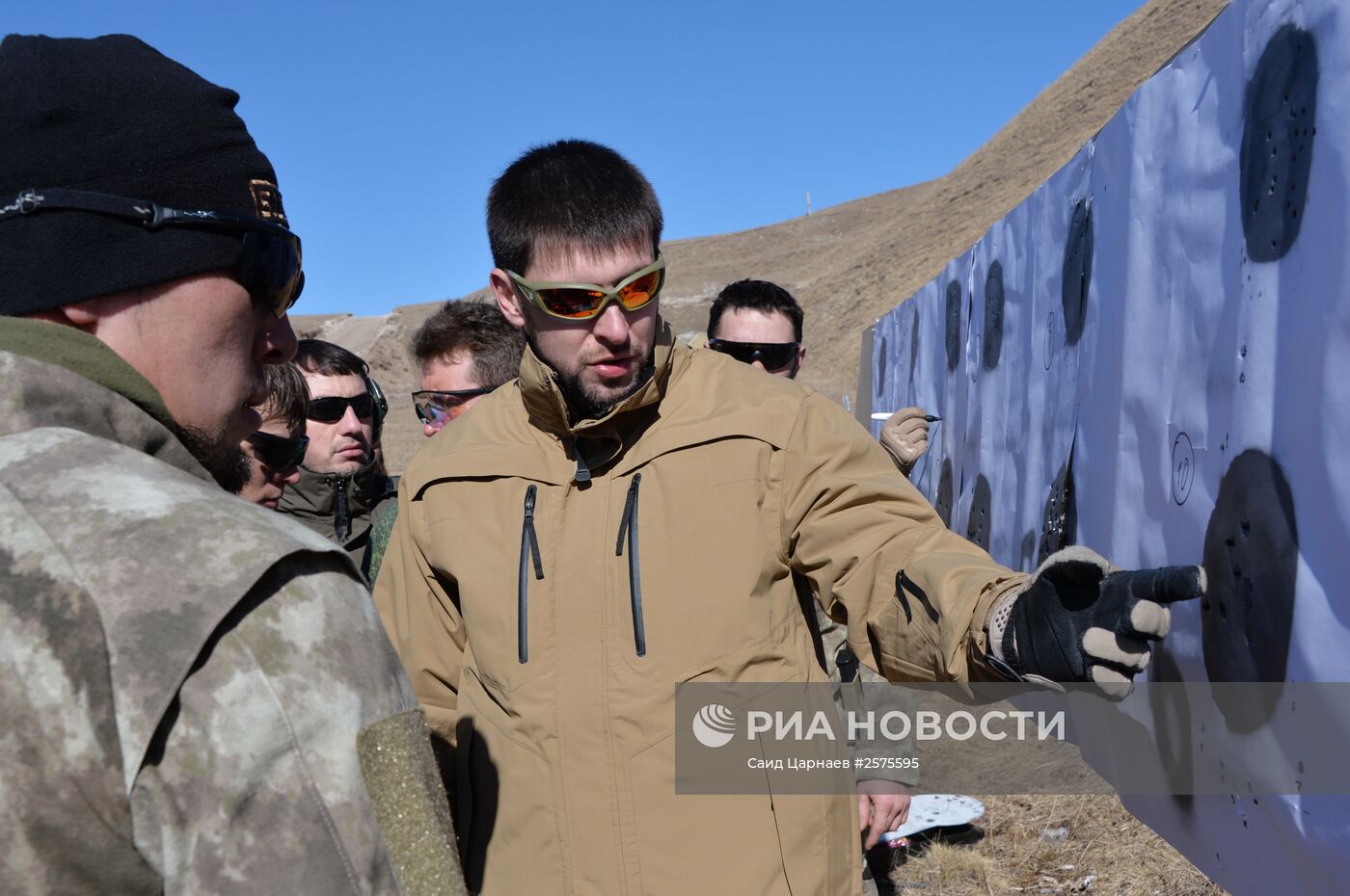 Военные учения в Чеченской Республике