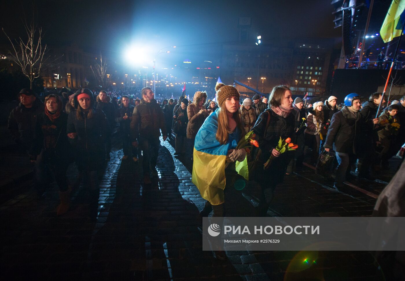Годовщина событий на киевском Майдане