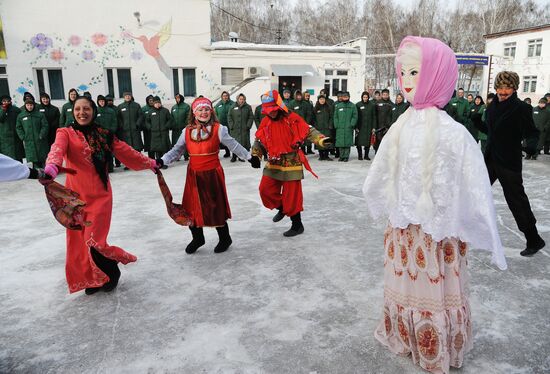 Празднование Масленицы в регионах России