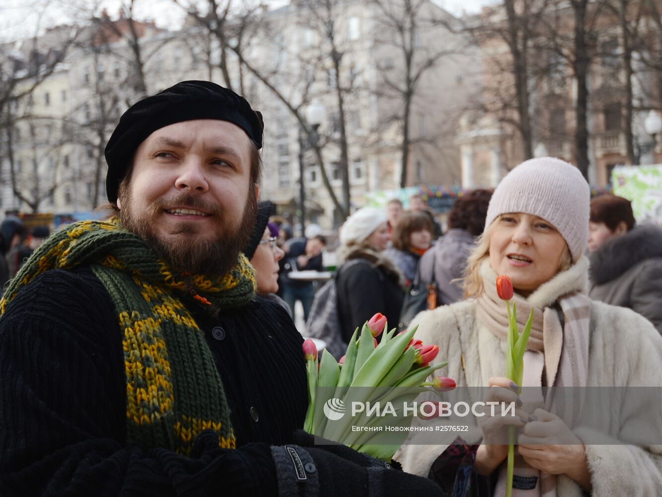 Празднование Широкой Масленицы в Москве