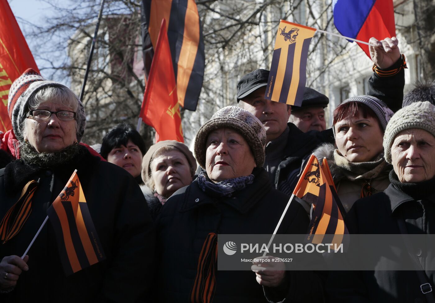 Митинг движения "Антимайдан" в Крыму