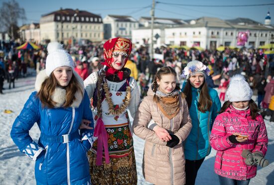 Празднование Широкой Масленицы в Юрьеве-Польском