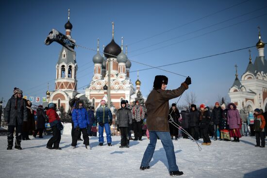 Празднование Масленицы в регионах России