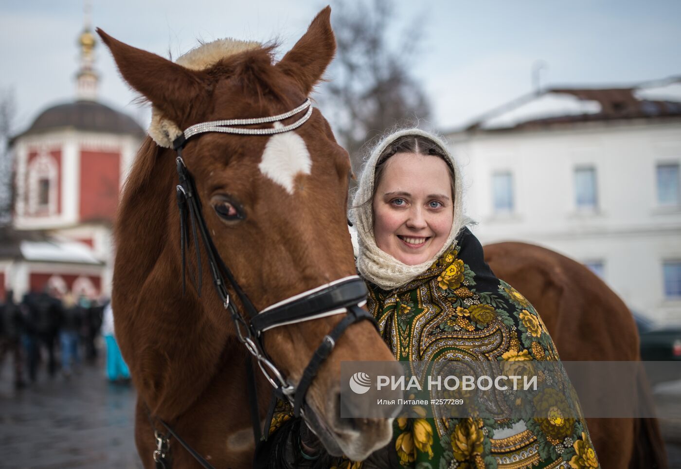 Празднование Масленицы в Суздале