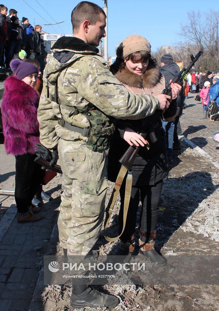 Масленичные гуляния в Макеевке на Донбассе