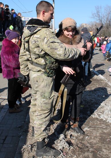 Масленичные гуляния в Макеевке на Донбассе