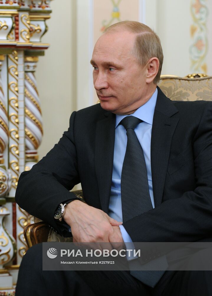 Президент РФ В.Путин провел российско-кипрские переговоры