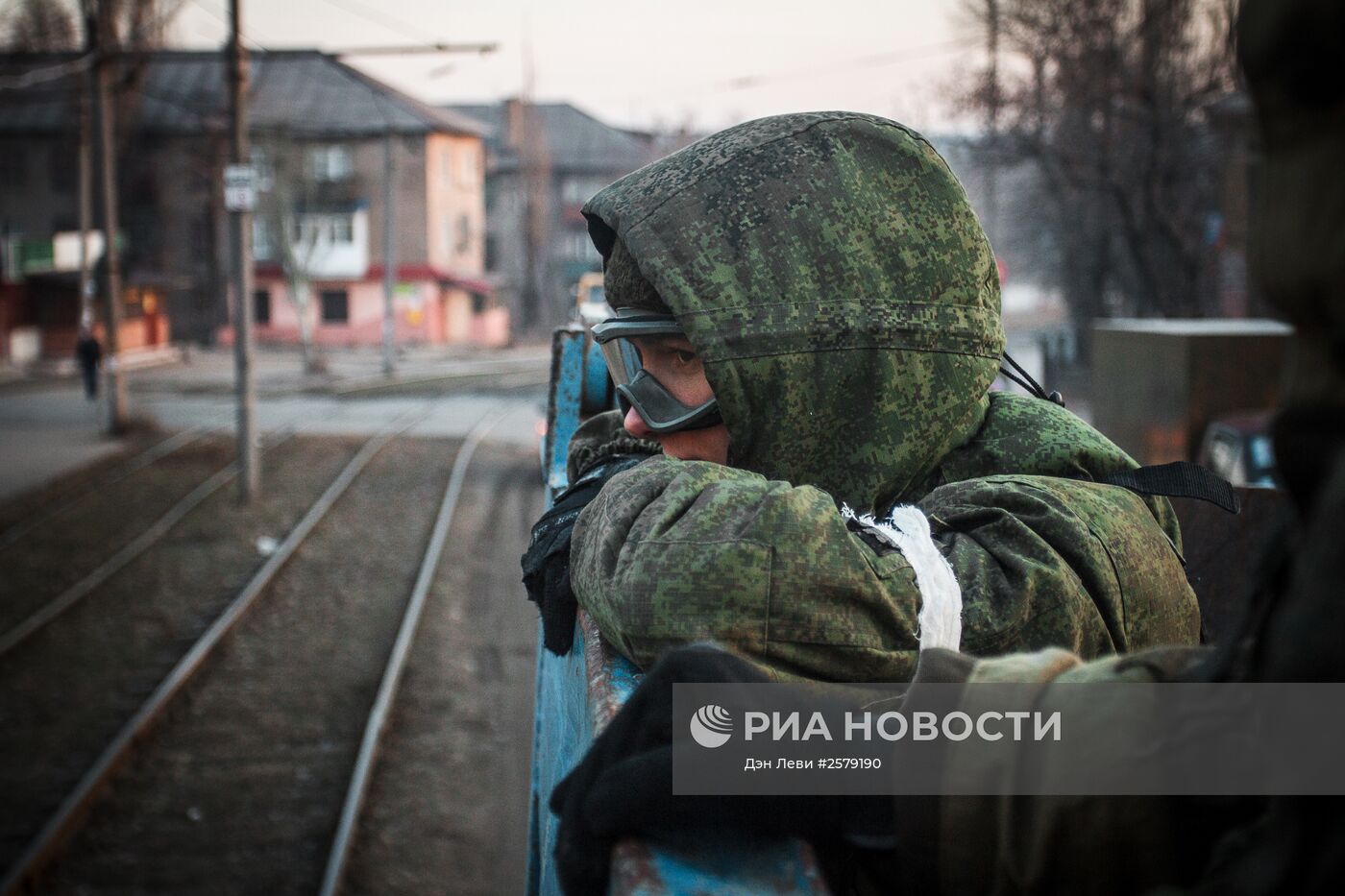 Ополченцы ДНР в Донецкой области