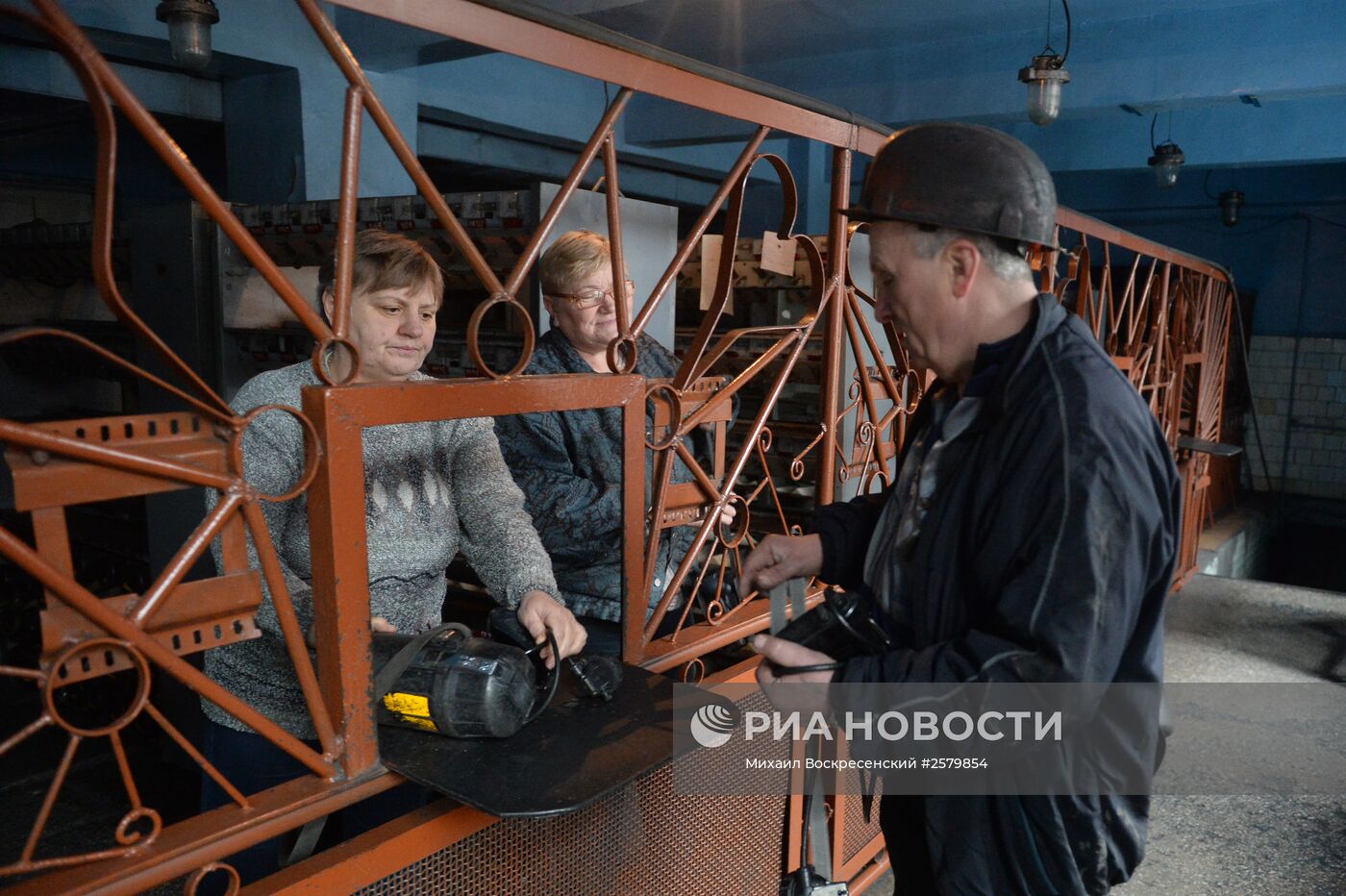 Шахта имени С.П. Ткачука в Харцызске на Донбассе