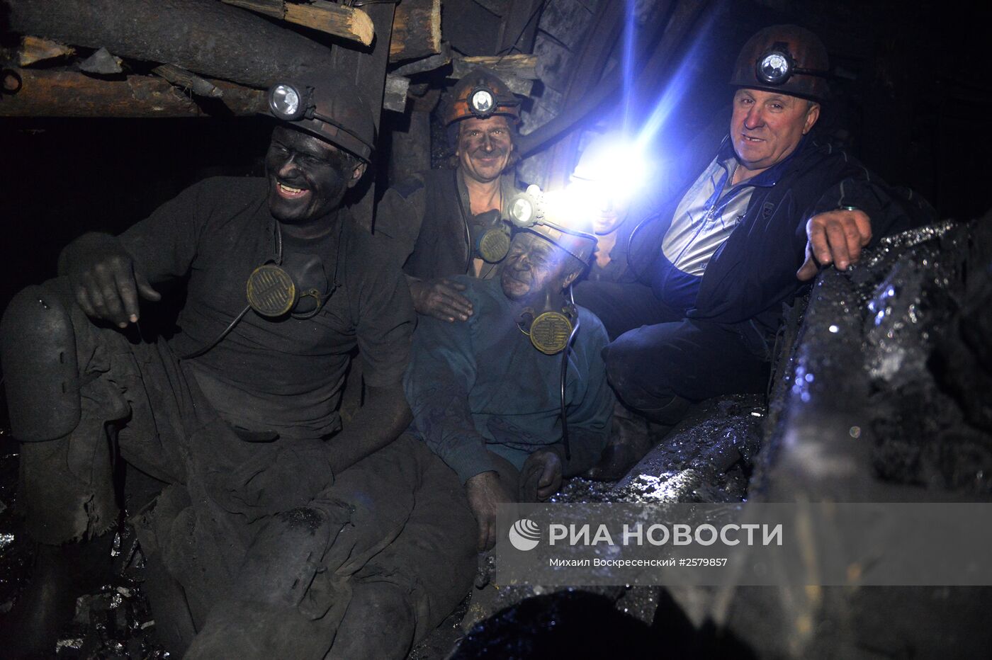 Шахта имени С.П. Ткачука в Харцызске на Донбассе