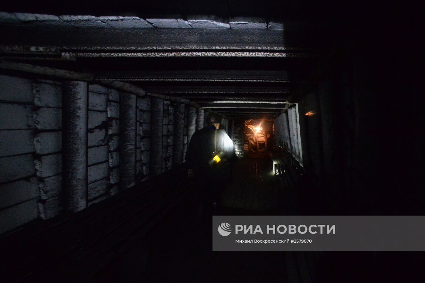 Шахта имени С.П. Ткачука в Харцызске на Донбассе