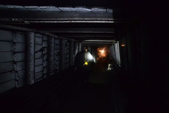 Шахта имени С.П. Ткачука в Харцызске на Донбассе