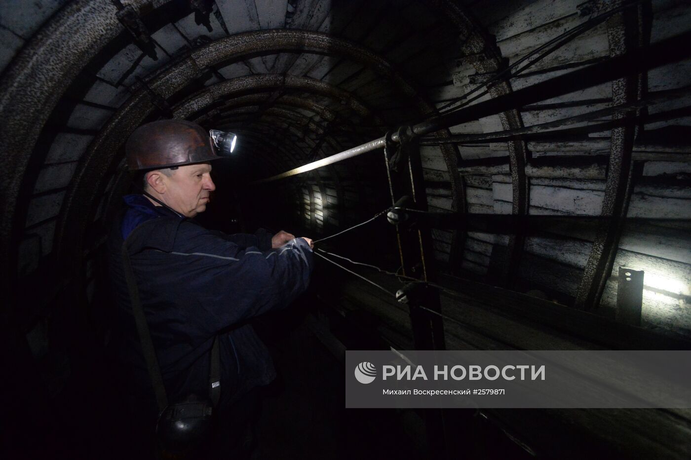 Шахта имени С.П. Ткачука в Харцызске на Донбассе