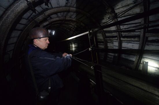 Шахта имени С.П. Ткачука в Харцызске на Донбассе