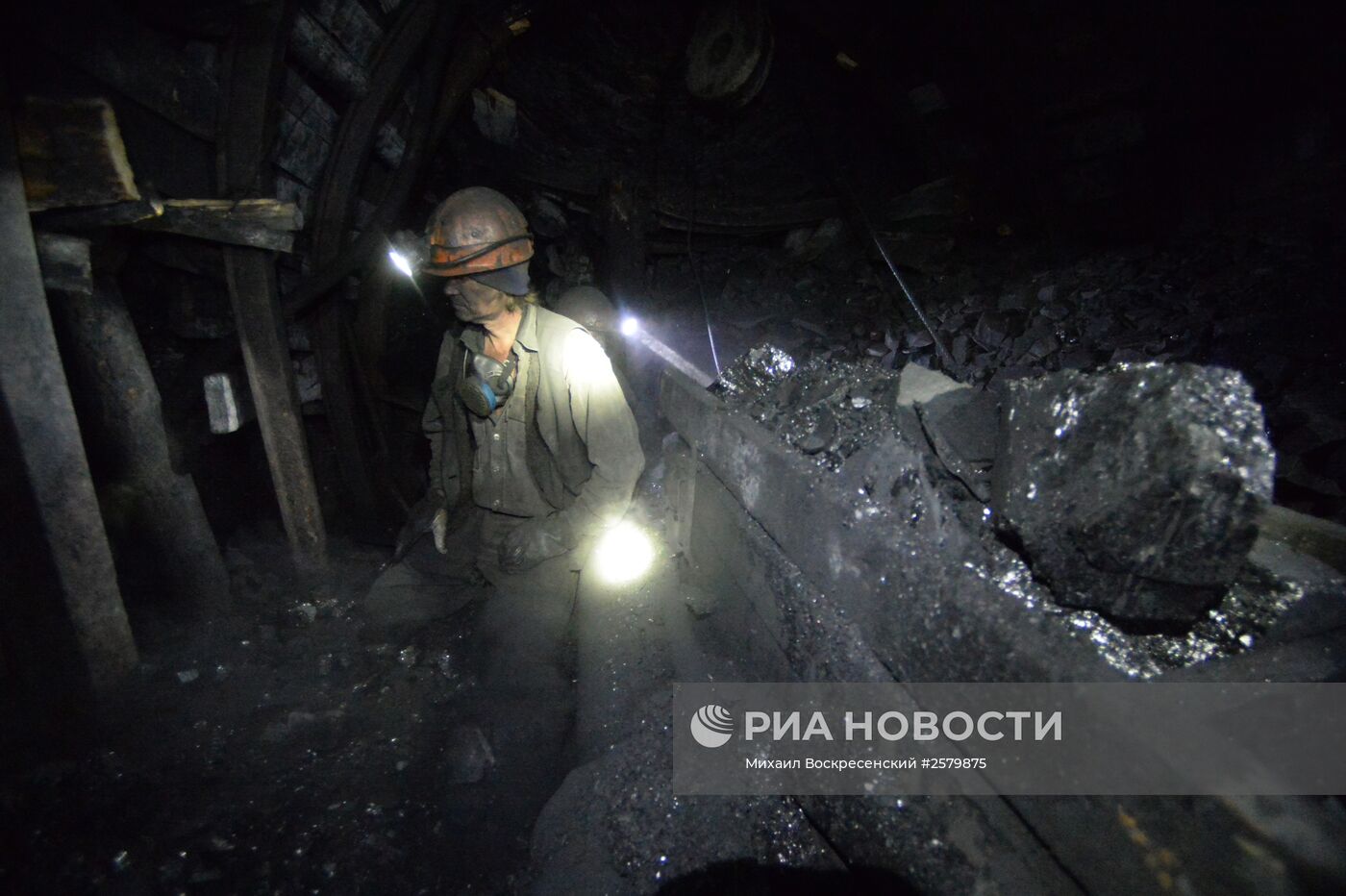 Шахта имени С.П. Ткачука в Харцызске на Донбассе