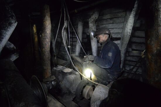 Шахта имени С.П. Ткачука в Харцызске на Донбассе