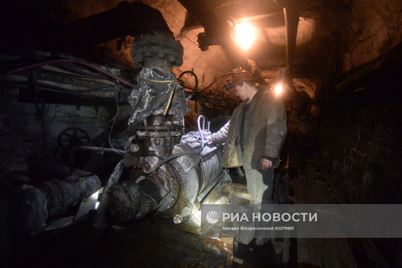 Шахта имени С.П. Ткачука в Харцызске на Донбассе