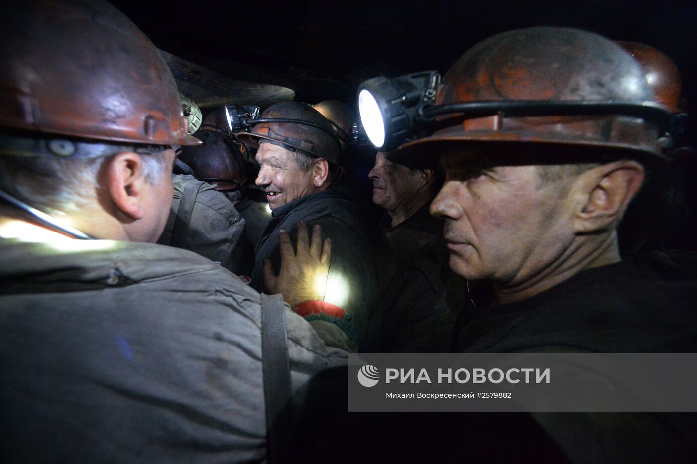 Шахта имени С.П. Ткачука в Харцызске на Донбассе