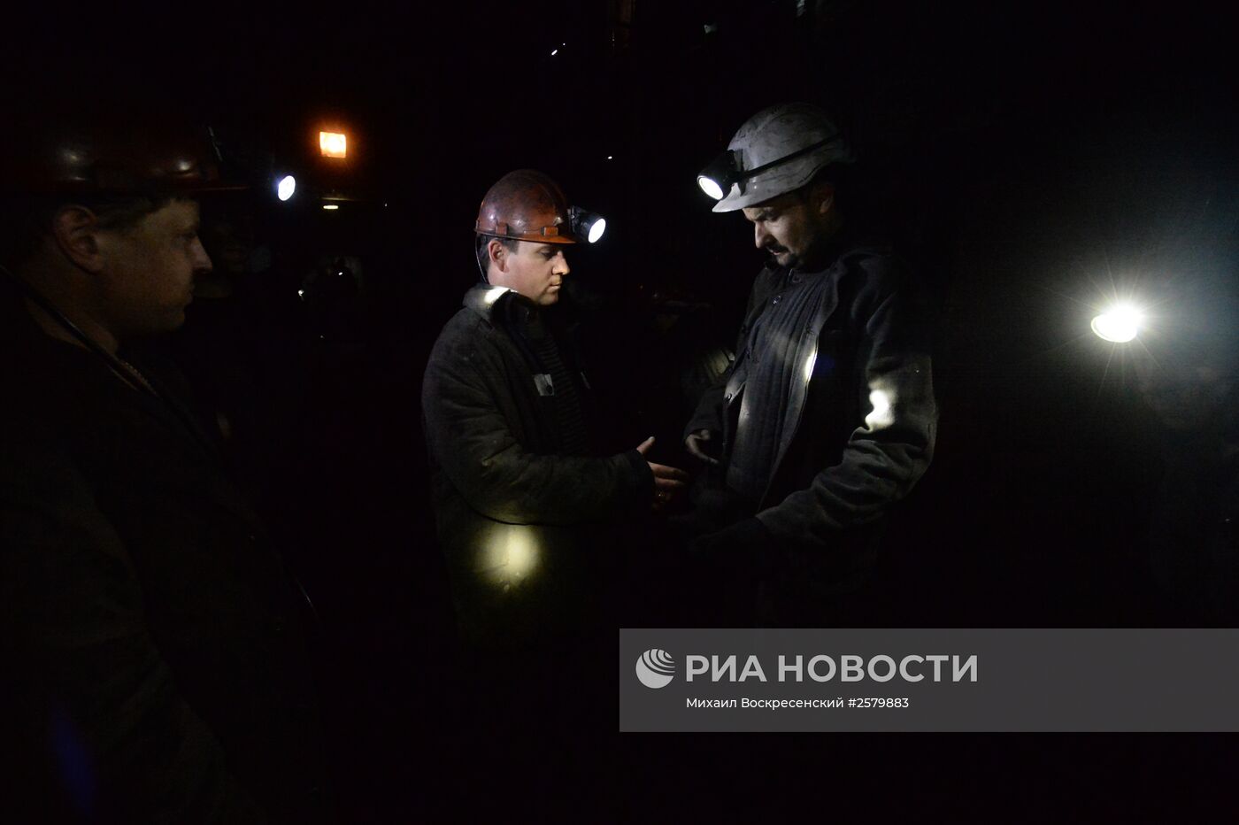 Шахта имени С.П. Ткачука в Харцызске на Донбассе