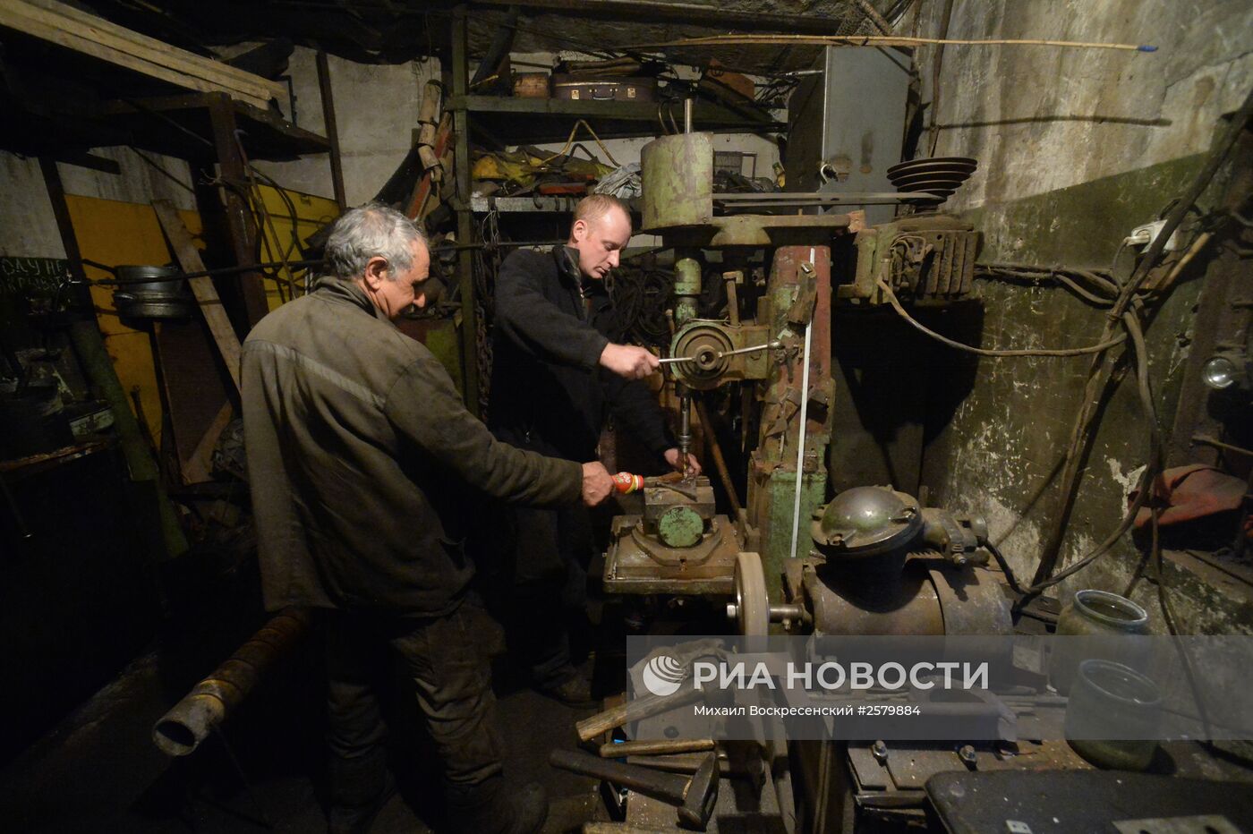 Шахта имени С.П. Ткачука в Харцызске на Донбассе