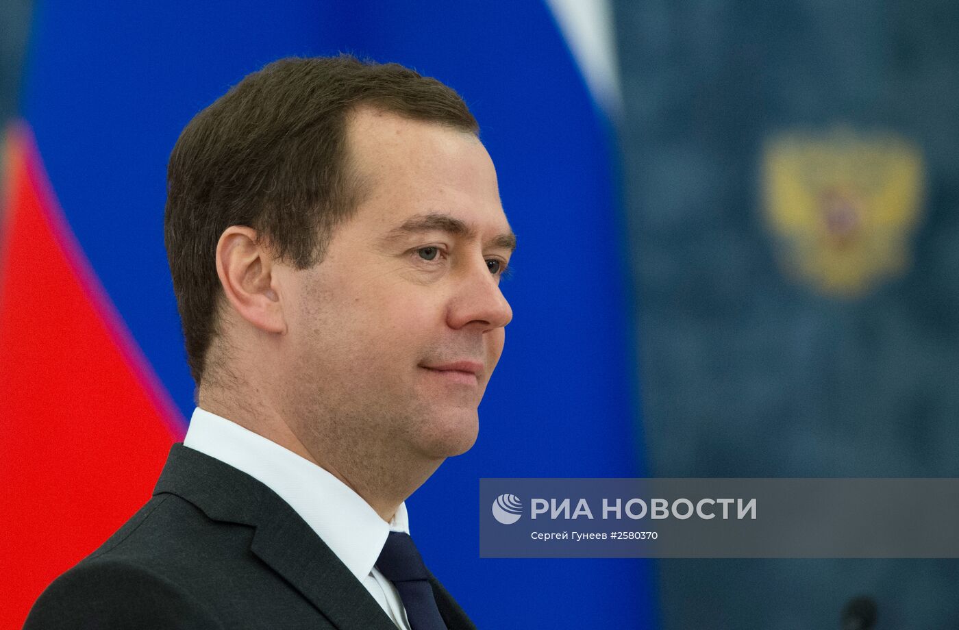 Премьер-министр РФ Д.Медведев вручил премии правительства РФ 2014 года в области культуры