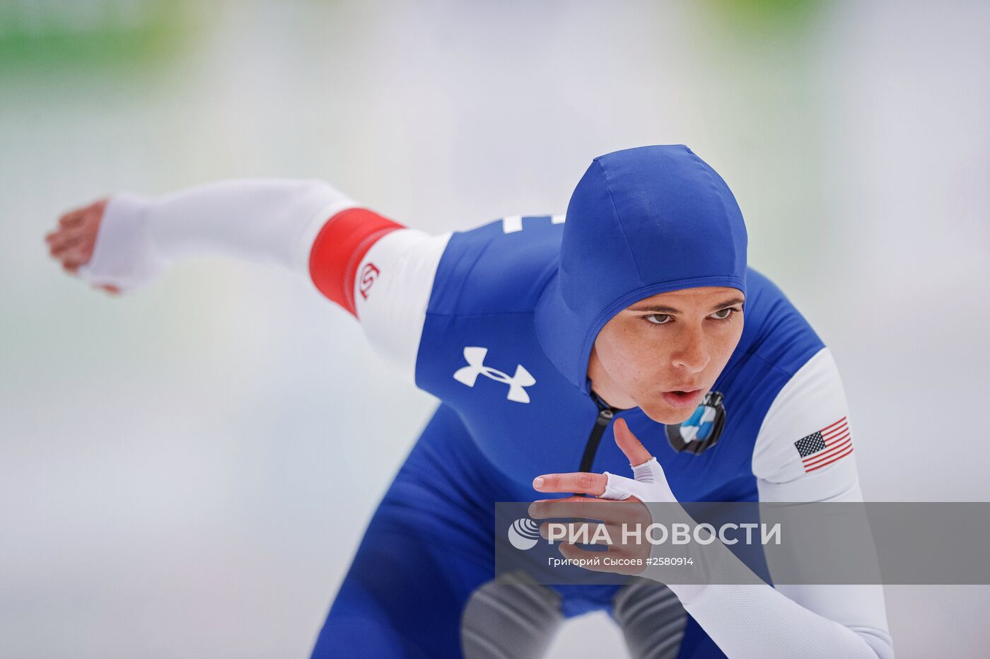 Конькобежный спорт. Чемпионат мира в спринтерском многоборье. Первый день