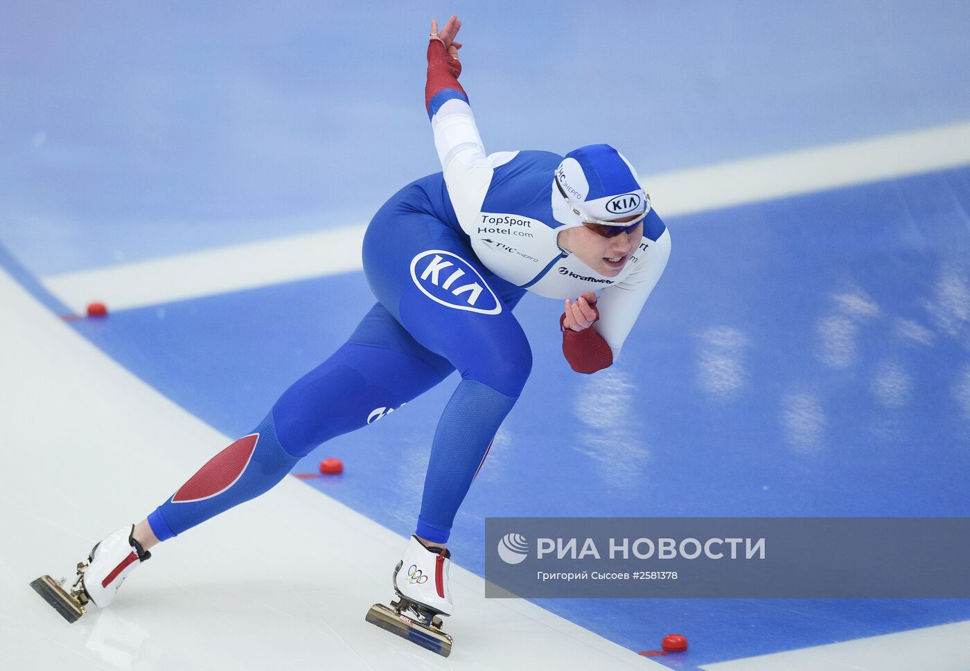 Конькобежный спорт. Чемпионат мира в спринтерском многоборье. Второй день