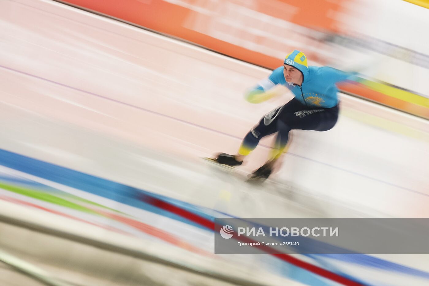 Конькобежный спорт. Чемпионат мира в спринтерском многоборье. Второй день