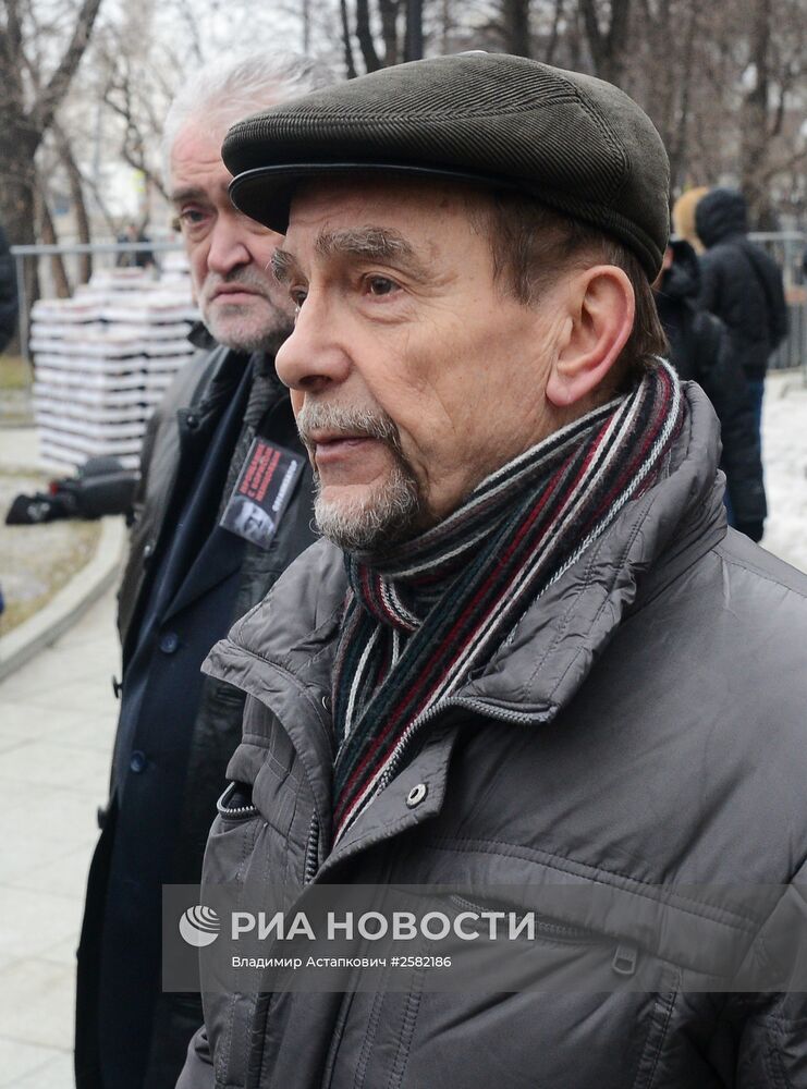 Прощание с политиком Борисом Немцовым в Москве