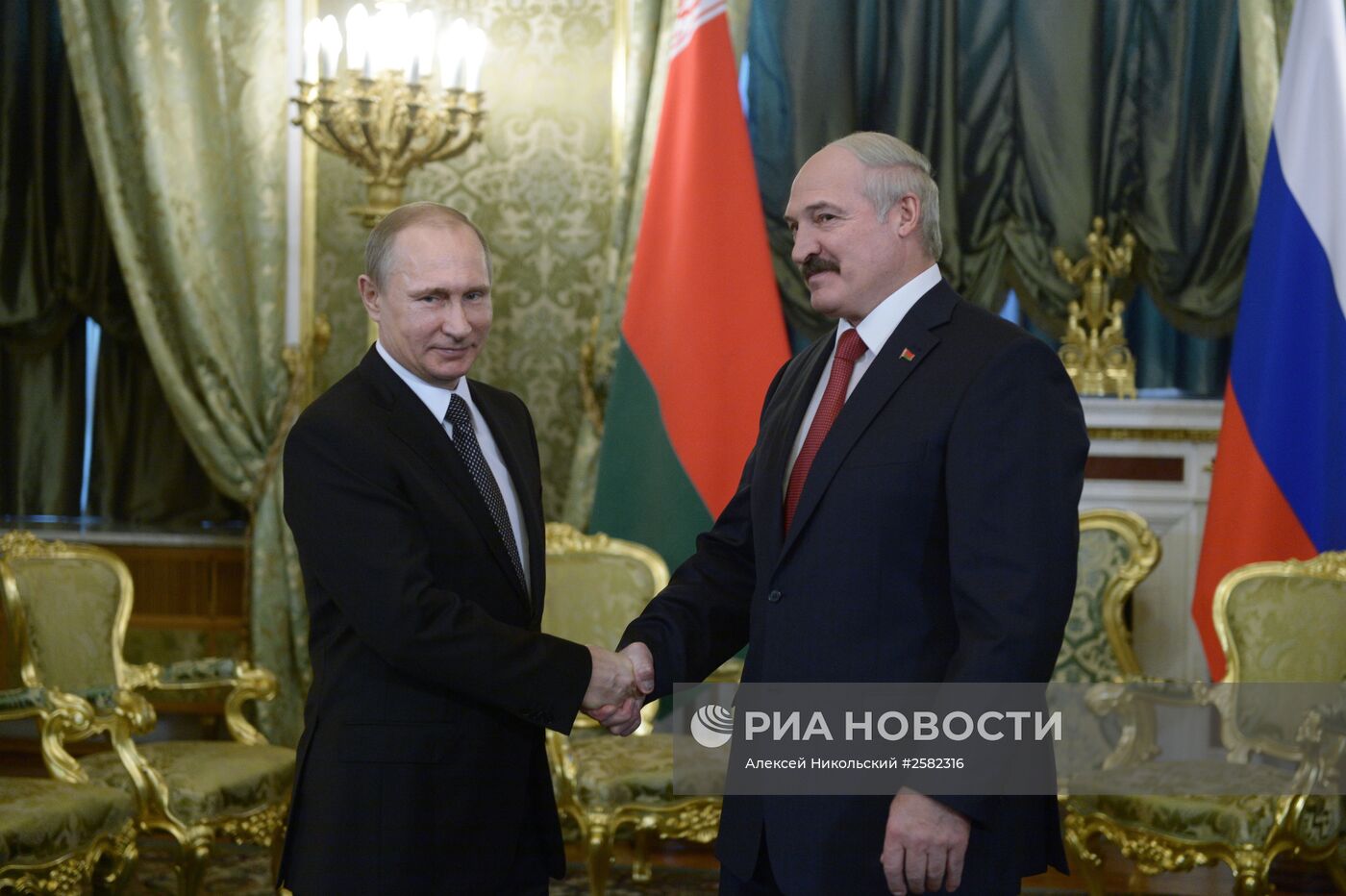 Заседание Высшего Государственного Совета Союзного государства России и Белоруссии в Москве