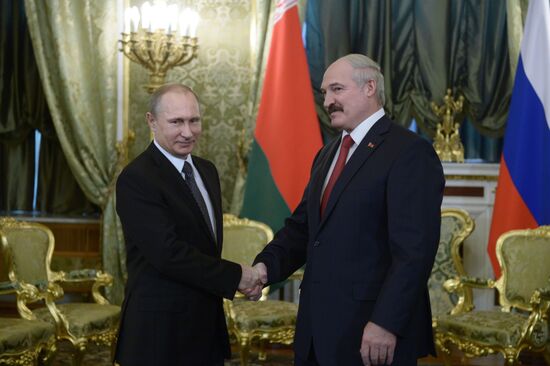 Заседание Высшего Государственного Совета Союзного государства России и Белоруссии в Москве