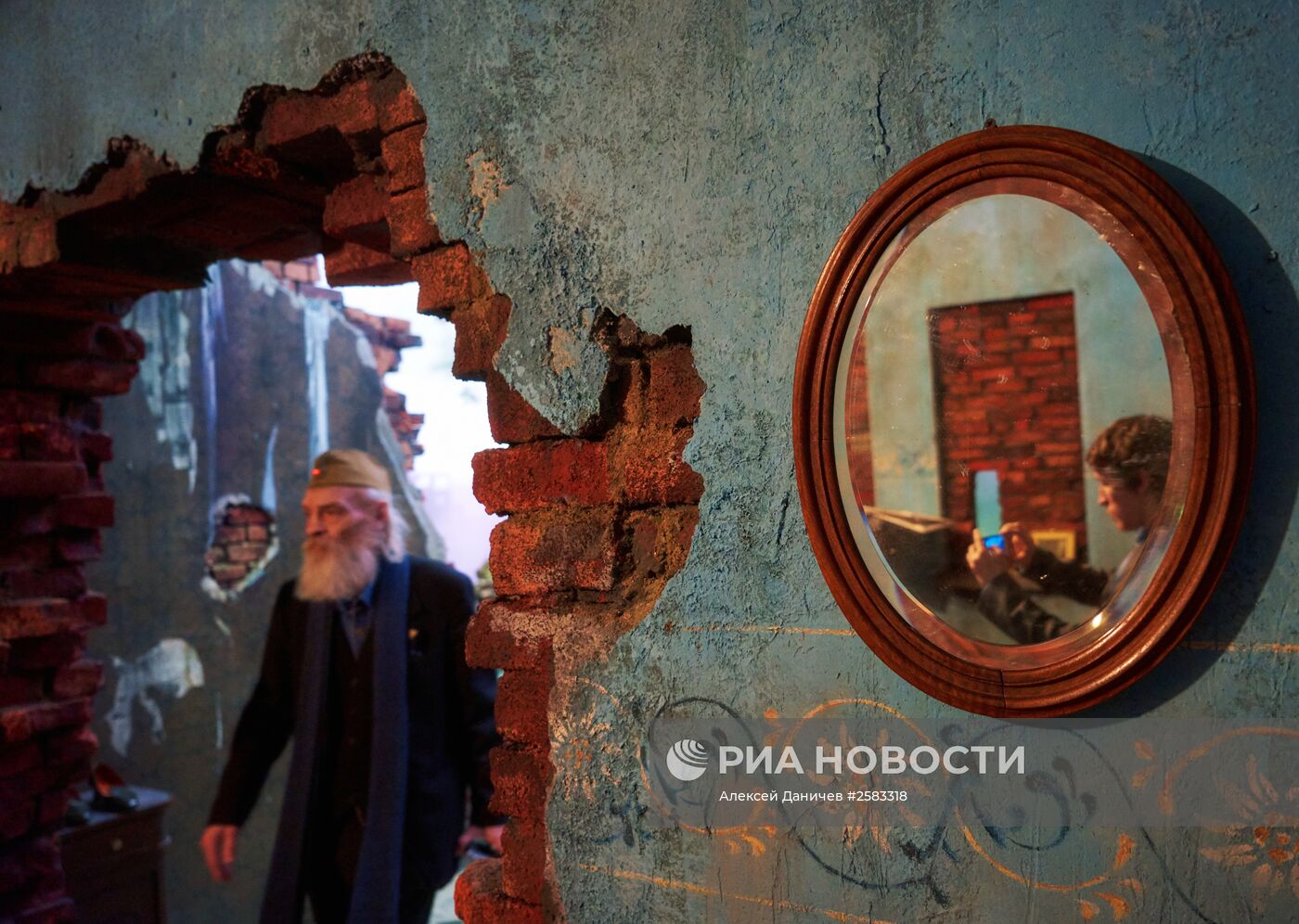 Открытие в Петербурге трехмерной панорамы "Битва за Берлин. Подвиг знаменосцев"