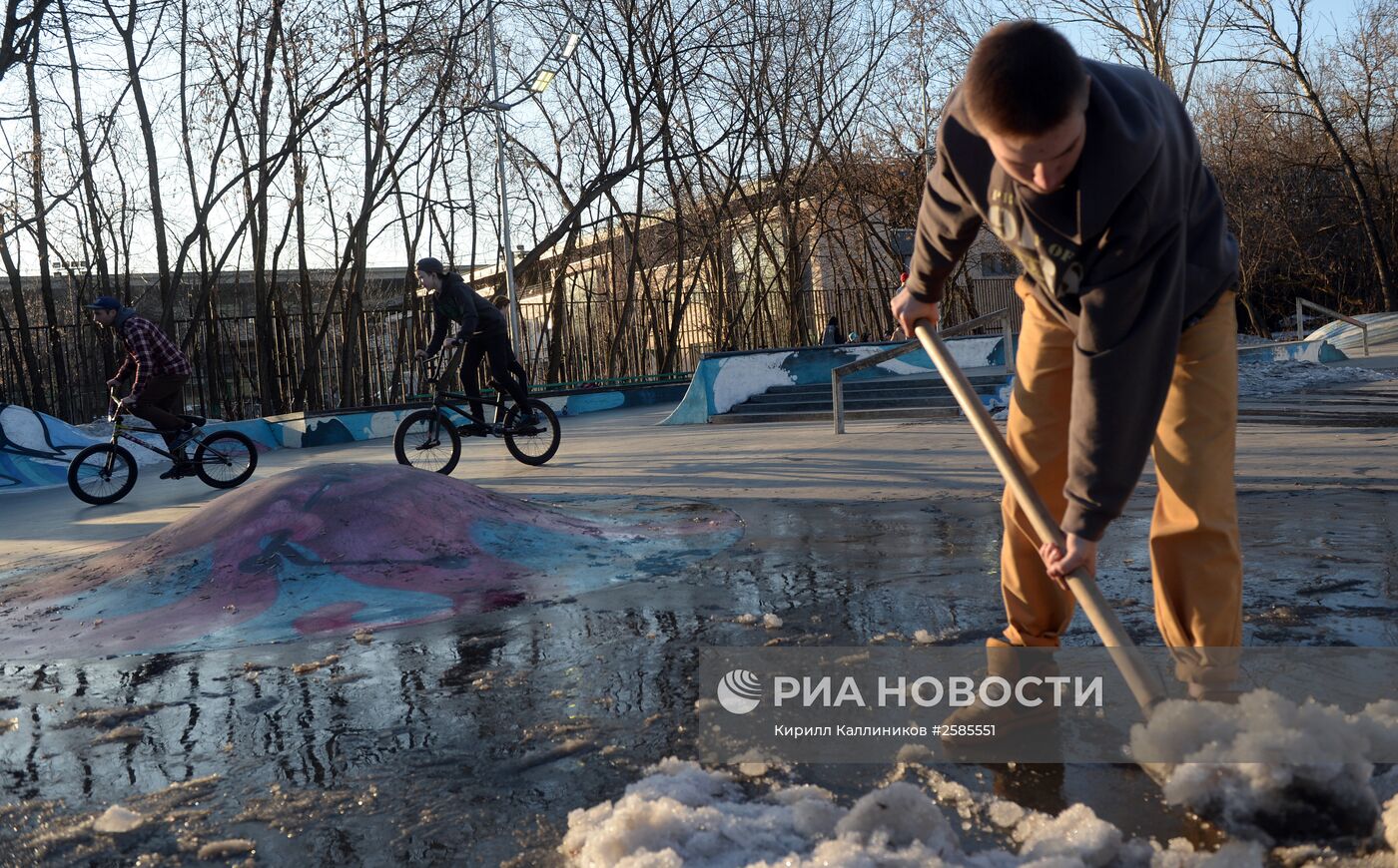 Потепление в Москве