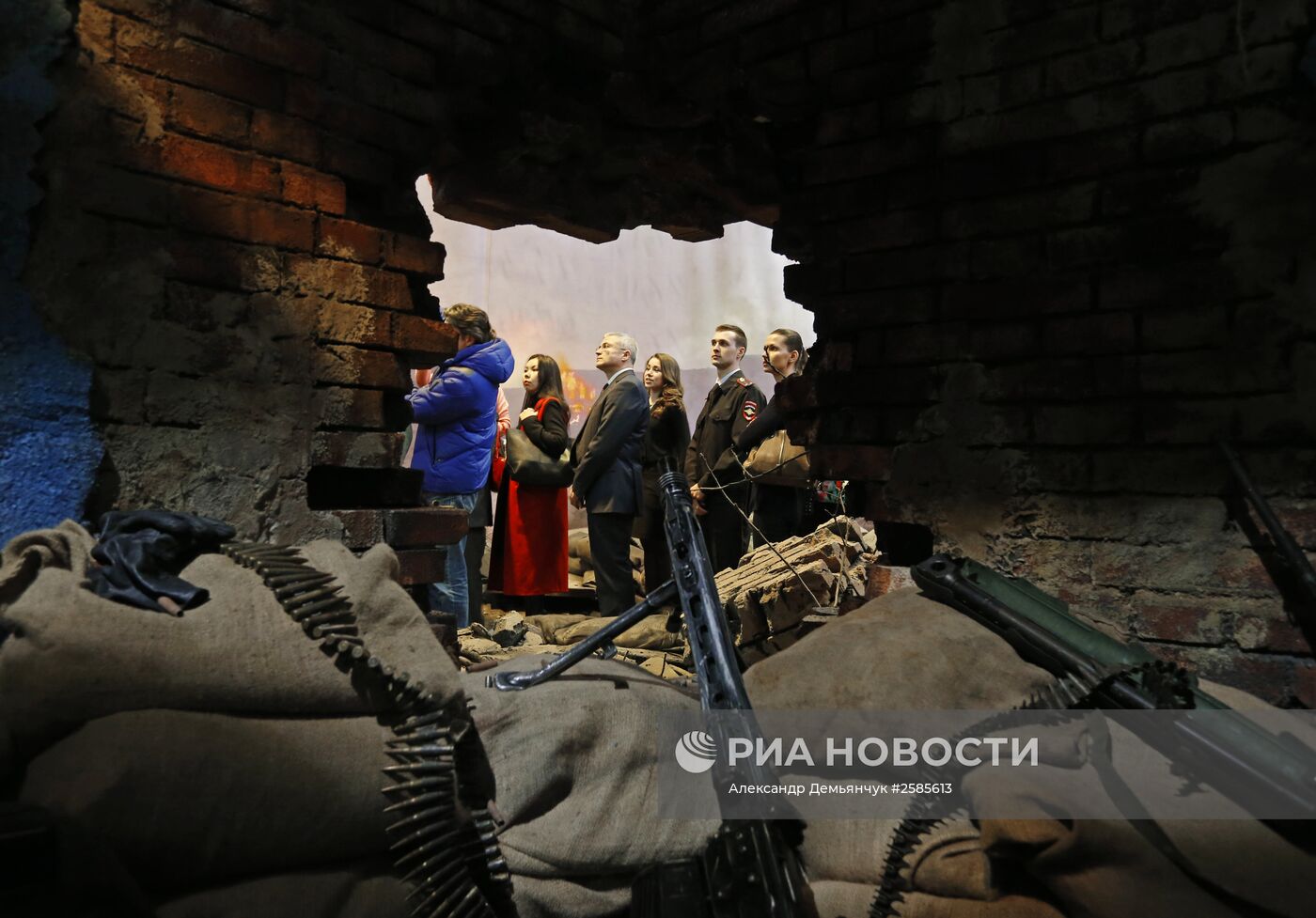 Трехмерная панорама "Битва за Берлин. Подвиг знаменосцев" в выставочном центре "Ленэкспо"