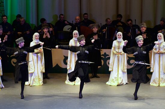 Открытие дворца танца Чеченского Государственного ансамбля "Вайнах"