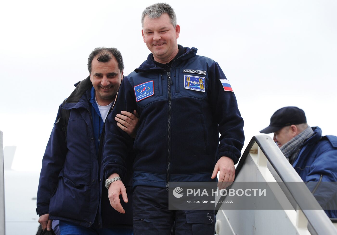 Встреча экипажа МКС 41/42 экспедиции