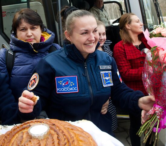 Встреча экипажа МКС 41/42 экспедиции