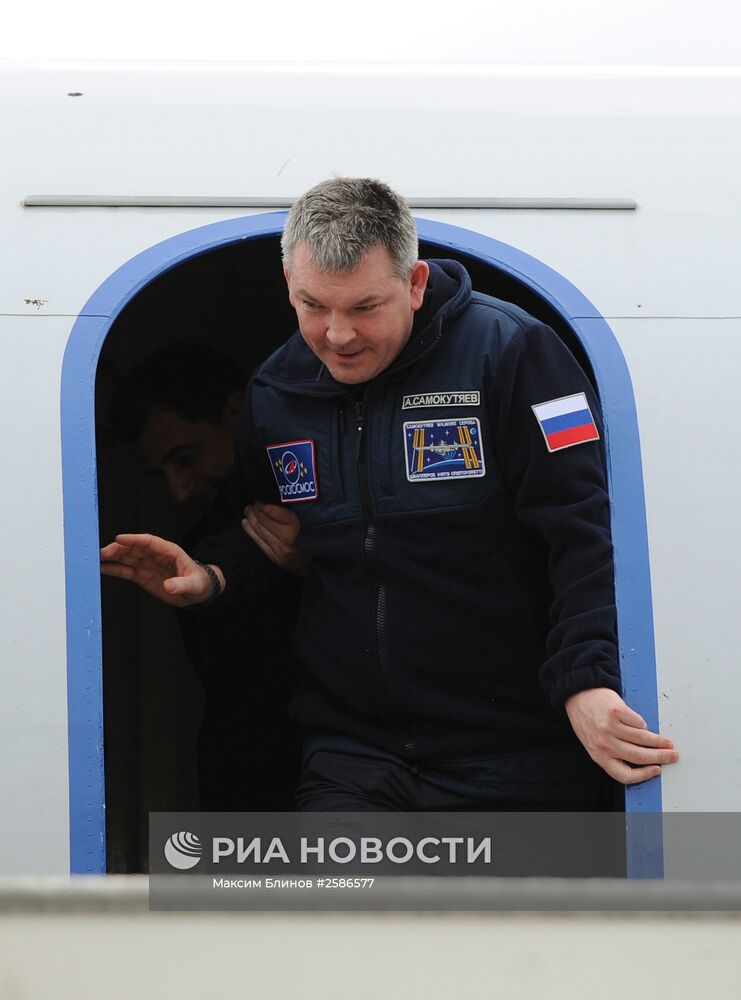 Встреча экипажа МКС 41/42 экспедиции