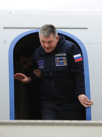 Встреча экипажа МКС 41/42 экспедиции