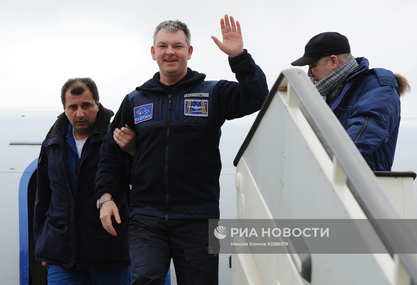 Встреча экипажа МКС 41/42 экспедиции