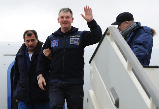 Встреча экипажа МКС 41/42 экспедиции