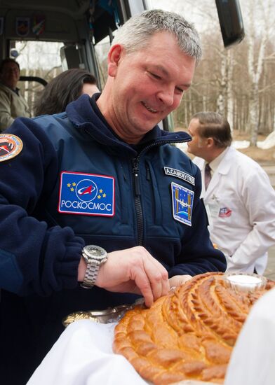 Встреча экипажа МКС 41/42 экспедиции