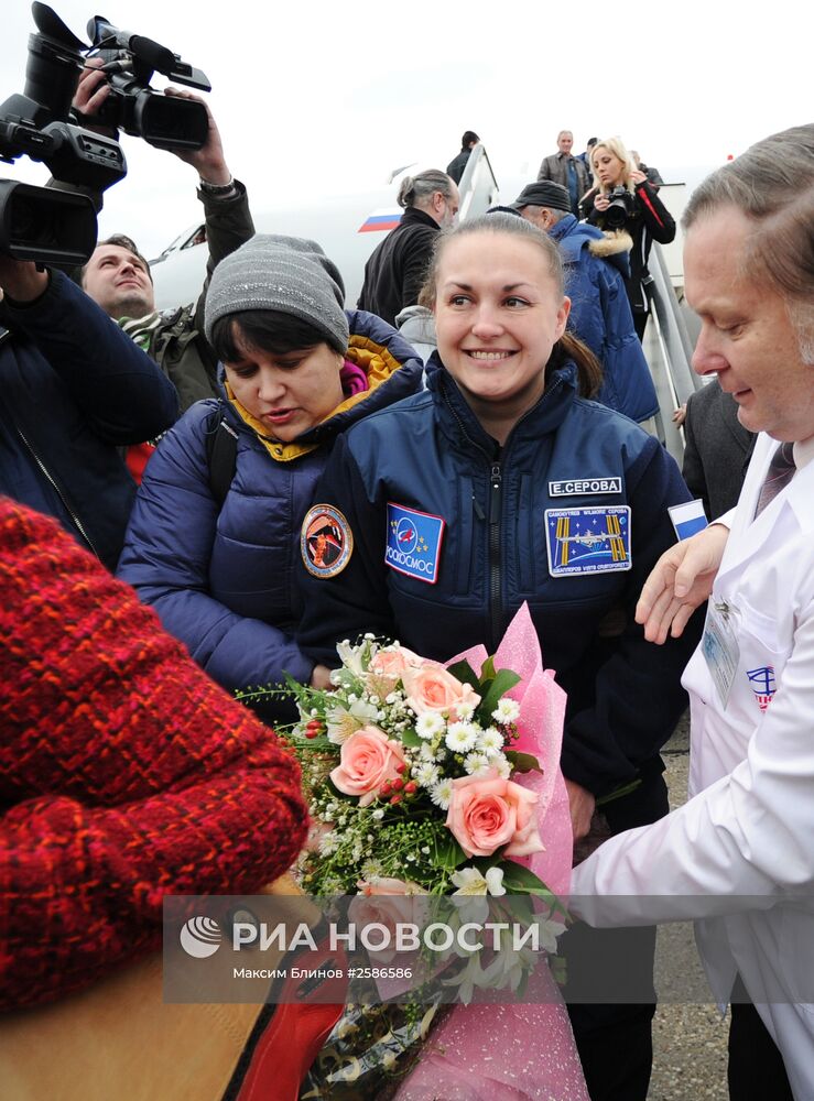 Встреча экипажа МКС 41/42 экспедиции