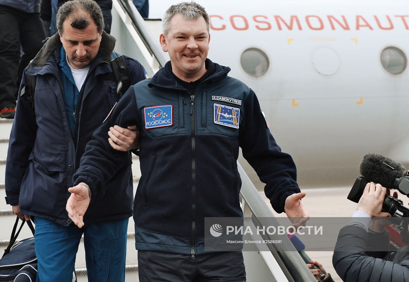 Встреча экипажа МКС 41/42 экспедиции